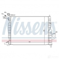Радиатор охлаждения двигателя NISSENS 5707286209527 Q F7F70O 63082 1219613 - Изображение 2