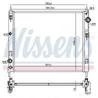 Радиатор охлаждения двигателя NISSENS VMNU 2W 606119 1218011 5707286418592 - Изображение 5