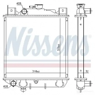 Радиатор охлаждения двигателя NISSENS J Q99S 5707286217430 1220277 64182 - Изображение 2