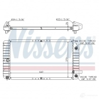 Радиатор охлаждения двигателя NISSENS 609191 Z 9UO5T 5707286194304 1218222 - Изображение 2