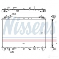 Радиатор охлаждения двигателя NISSENS 1220294 XS U1KX8 64199 5707286345133 - Изображение 6