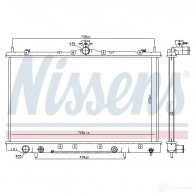 Радиатор охлаждения двигателя NISSENS 1219392 5707286397385 AC IG8DS 628975 - Изображение 2