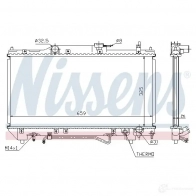 Радиатор охлаждения двигателя NISSENS 1220596 2JLB ED 64784A 5707286220171 - Изображение 2