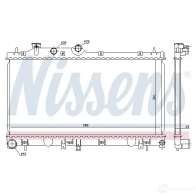 Радиатор охлаждения двигателя NISSENS 5707286351370 1221330 67721 C92CN 3 - Изображение 2