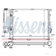 Радиатор охлаждения двигателя NISSENS 1218108 60709A 9 T8OXB 5707286193215 - Изображение 2