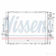 Радиатор охлаждения двигателя NISSENS V2Q1X KB 5707286214453 1220050 63859 - Изображение 2