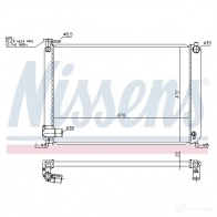 Радиатор охлаждения двигателя NISSENS 646913 1220493 ZP LM8 5707286397415 - Изображение 6