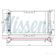 Радиатор охлаждения двигателя NISSENS 5T XZMM 5707286194274 1218221 60917 - Изображение 6