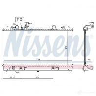 Радиатор охлаждения двигателя NISSENS T36H3 0R 1219056 5707286202832 62465A - Изображение 6
