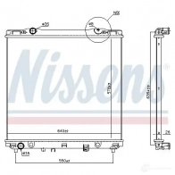 Радиатор охлаждения двигателя NISSENS H 7L2M4 1221001 5707286375772 66773 - Изображение 2