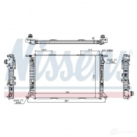 Радиатор охлаждения двигателя NISSENS 5707286269217 9JNH K 1217888 60322 - Изображение 2