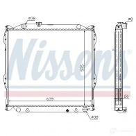Радиатор охлаждения двигателя NISSENS 64636A 5707286218710 BC5O F 1220373 - Изображение 5
