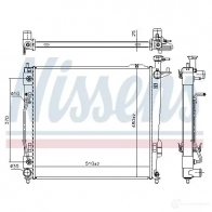 Радиатор охлаждения двигателя NISSENS 5 N2YERC 675046 1221264 5707286400986 - Изображение 6
