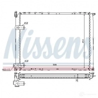 Радиатор охлаждения двигателя NISSENS V 604E 63943A 5707286215214 1220104 - Изображение 2
