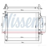 Радиатор охлаждения двигателя NISSENS XRW 639 5707286218994 64661 1220398 - Изображение 2