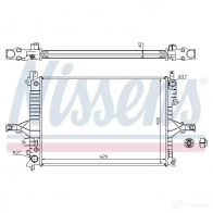 Радиатор охлаждения двигателя NISSENS 65553A 1220879 FGB 1YH 5707286223714 - Изображение 6