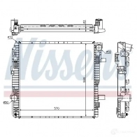 Радиатор охлаждения двигателя NISSENS MFD 2JPX 62794A 5707286206137 1219283 - Изображение 5