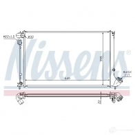 Радиатор охлаждения двигателя NISSENS 63739 1219885 7WS VEXS 5707286213142 - Изображение 2