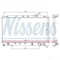 Радиатор охлаждения двигателя NISSENS 63333 AL6N G 5707286269330 1219725