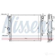 Радиатор охлаждения двигателя NISSENS L ZF5B 5707286347373 66708 1220978 - Изображение 5
