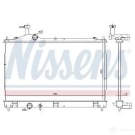 Радиатор охлаждения двигателя NISSENS 628967 1219385 5707286379398 0A J2P - Изображение 5