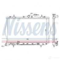 Радиатор охлаждения двигателя NISSENS 670011 E SPFH 5707286226210 1221027 - Изображение 5