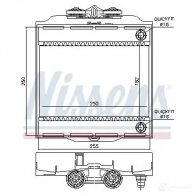 Радиатор охлаждения двигателя NISSENS 60874 8RJR Y3 1218209 5707286415713 - Изображение 2