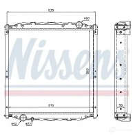 Радиатор охлаждения двигателя NISSENS 51 00Q 1219358 62877A 5707286207196 - Изображение 2