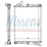 Радиатор охлаждения двигателя NISSENS Fiat Punto (188) 2 Хэтчбек 1.2 Bipower (188BxA1A) 60 л.с. 2001 – 2003 617858 5707286360839 4CUNZ QP