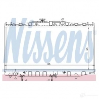 Радиатор охлаждения двигателя NISSENS 64852 1220643 5707286220812 HYA 6D1
