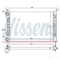 Радиатор охлаждения двигателя NISSENS 5707286198371 UY 5SVJ 1218626 61802 - Изображение 2