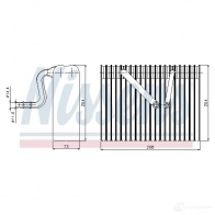 Испаритель кондиционера, радиатор печки NISSENS 92183 5707286250628 RA O45XI 1224555 - Изображение 2