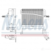 Испаритель кондиционера, радиатор печки NISSENS 1224481 5707286249974 92091 NU0NX W - Изображение 2