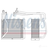 Испаритель кондиционера, радиатор печки NISSENS 5707286250727 RS 6H3 92194 1224565 - Изображение 2
