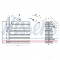 Испаритель кондиционера, радиатор печки NISSENS 53QO6 0F 1224576 92205 5707286250833 - Изображение 2
