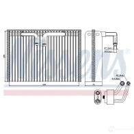 Испаритель кондиционера, радиатор печки NISSENS 1224647 1BGH N 5707286369436 92296 - Изображение 7