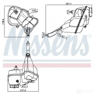 Расширительный бачок NISSENS Mercedes S-Class (W221) 3 Седан 3.0 S 280 (2254) 231 л.с. 2006 – 2013 WS4ON F 996275