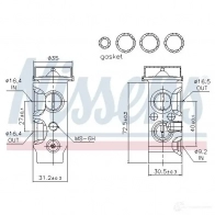 Расширительный клапан кондиционера NISSENS 999261 1437706525 T1H 9SPG - Изображение 6
