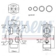 Расширительный клапан кондиционера NISSENS 91 VFQ 1437706523 999224 - Изображение 5