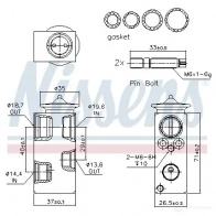 Расширительный клапан кондиционера NISSENS 999241 1437706554 B VDJCG - Изображение 6