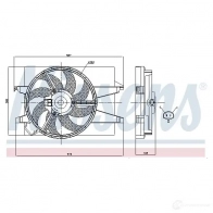 Вентилятор радиатора NISSENS XG8 DO 5707286241497 85030 1222255 - Изображение 5