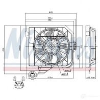 Вентилятор радиатора NISSENS K19XA I 85091 5707286242067 1222316 - Изображение 6