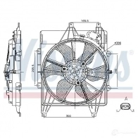 Вентилятор радиатора NISSENS 5707286439535 85882 1214094840 Z T4XBV - Изображение 6