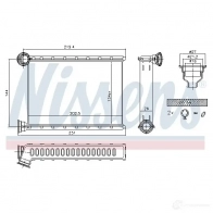 Вентилятор радиатора NISSENS 85703 Opel Astra (G) 2 Хэтчбек 1.7 CDTI (F08. F48) 80 л.с. 2003 – 2009 5707286376410 FST E1YR