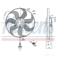 Вентилятор радиатора NISSENS CWMT4 00 85798 1222945 5707286389274 - Изображение 6