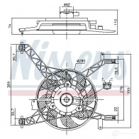 Вентилятор радиатора NISSENS 1222916 5707286388703 NDT Z2W6 85751 - Изображение 2