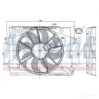 Вентилятор радиатора NISSENS 1214095000 5707286439634 85892 XJ465V R - Изображение 6