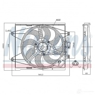 Вентилятор радиатора NISSENS SVMVJ V6 5707286386532 85744 1222910 - Изображение 7