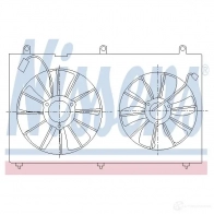 Вентилятор радиатора NISSENS Honda Accord 7 (CL, CN) Седан 2.0 R 218 л.с. 2003 – 2008 85270 83 NJU85 5707286243774