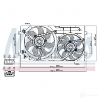 Вентилятор радиатора NISSENS 5707286243576 85250 1222468 IJN7 G4 - Изображение 7